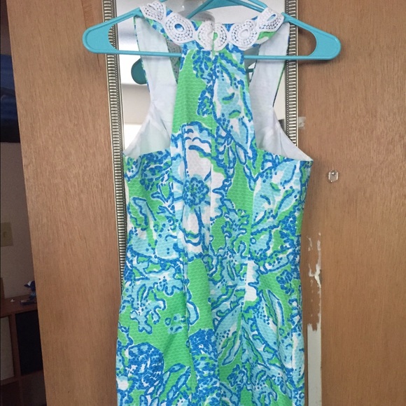 SOLD NWT Lilly Pulitzer shift dress in Go Go Green - Picture 3 of 4