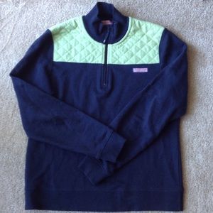 Womens Vineyard Vines Shep Shirt in navy