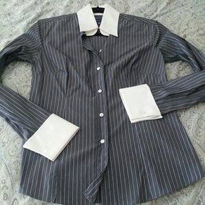 Gant French Cuff Collard Shirt