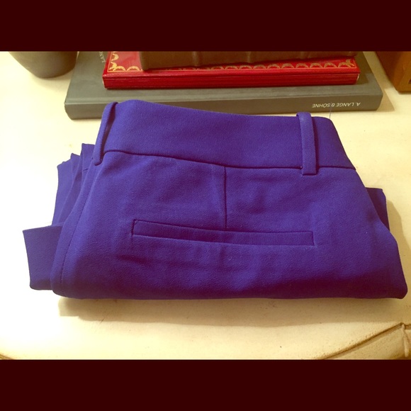 NWT Sz 4 J Crew minnie royal blue ankle pants