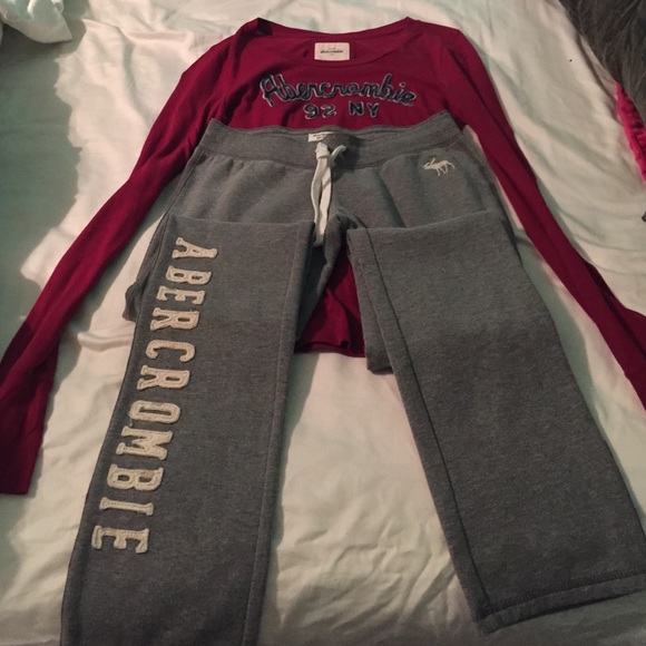 Long sleeve shirt and lounge pants