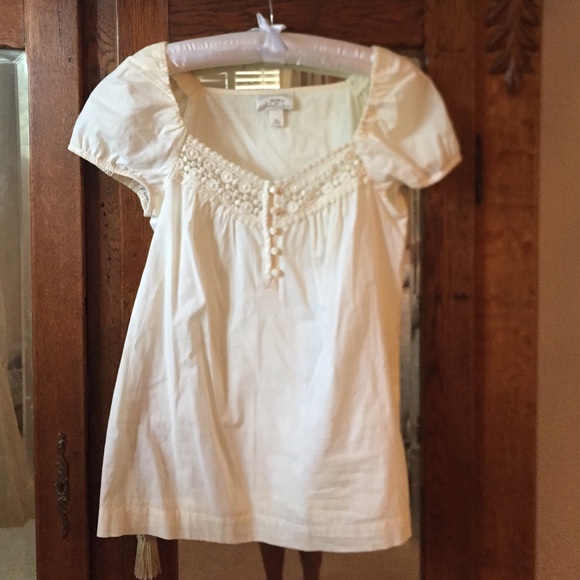 Ann Taylor LOFT ivory XS blouse