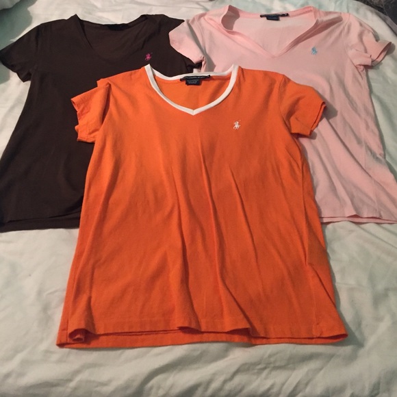 Polo v-neck shirts