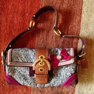 Soho Tweed Coach Satchel