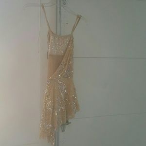 Girls nude colored dance costume