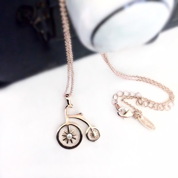 Accessories - Rose Gold Plated Original Bicycle Necklace NWT