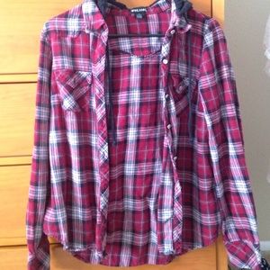 Hooded red flannel | Final Price