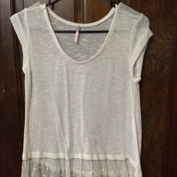 Cream blouse