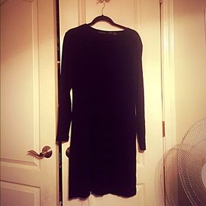 Liz Claiborne black dress- asymmetrical neckline!