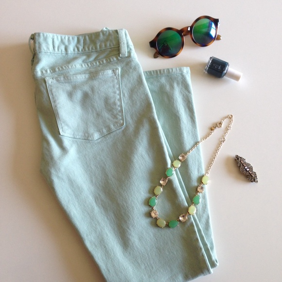 J. Crew Denim - ❗️FINAL PRICE 🐬HP! J. Crew mint toothpick jeans