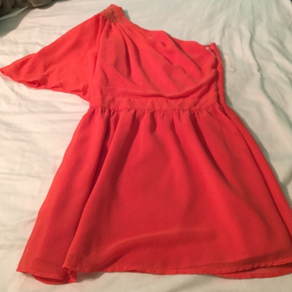Orange dress