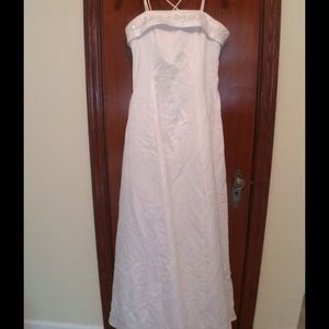 White formal dress