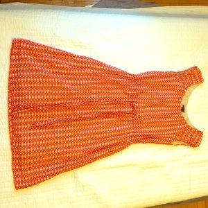 Theory red polka dot sundress dress