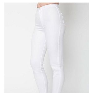 NWT American Apparel White Easy Jeans