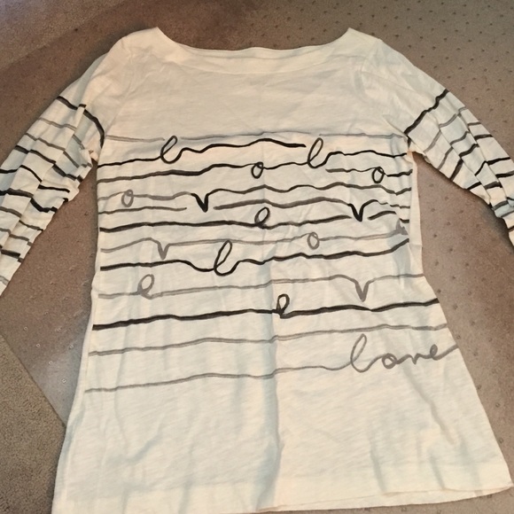 LOFT quarter length sleeve shirt