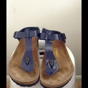 Birkenstock-Navy blue sandals