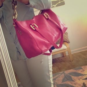 Juicy Couture leather handbag.