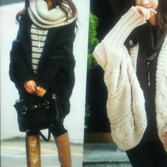 Batwing open cardigan sweater😊😊