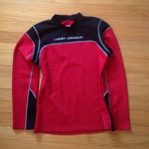 Under Armour Cold Gear, Red & Black, youth XXL
