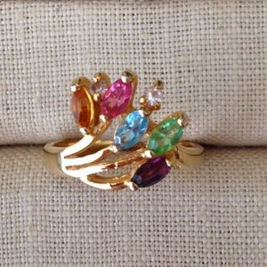 Semiprecious Multistone Ring