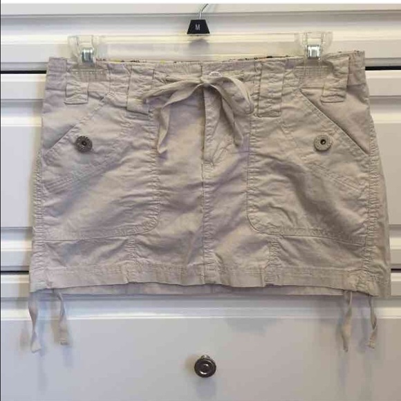 Bingo Khaki Cargo Skirt