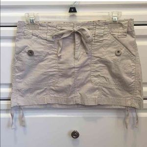 Bingo Khaki Cargo Skirt