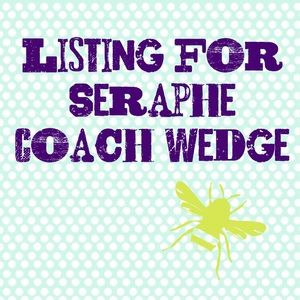 Coach Wedge Size 9.5