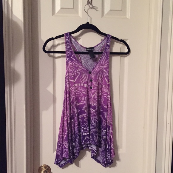 Purple Wet Seal Tank