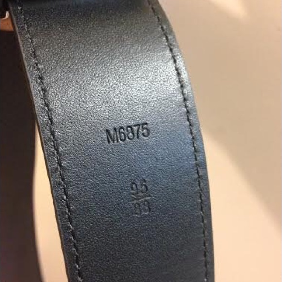 Louis Vuitton BROWN SUEDE MENS BELT - Picture 3 of 4