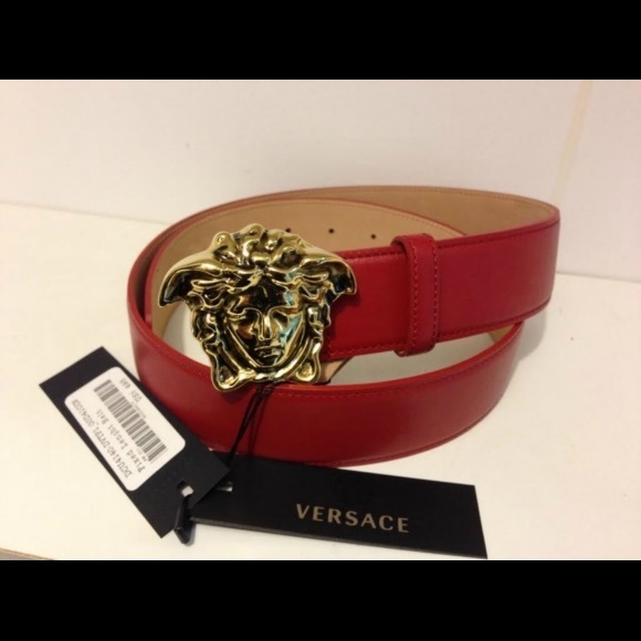 Red Versace Belt