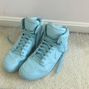 Light blue Nike dunks