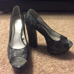 Snake skin High heels