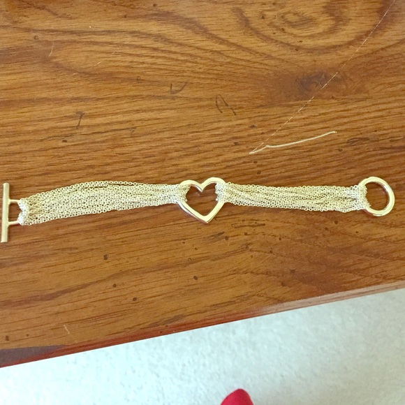 RESERVED. Tiffany mesh heart bracelet. 7"