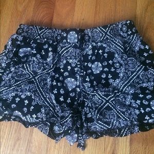 Paisley Printed Shorts
