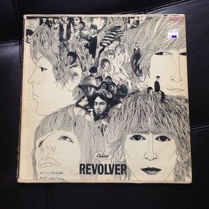 Vintage Beatles Revolver Vinyl Record