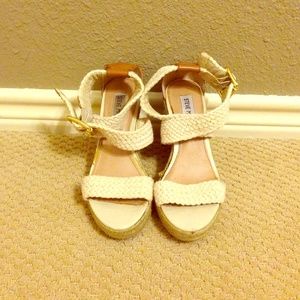 Steve Madden Ivory Wedges