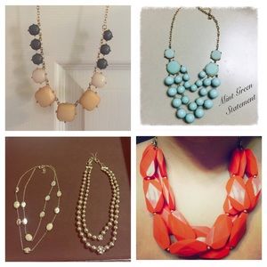 5 Statement Necklaces for $22 BUNDLE