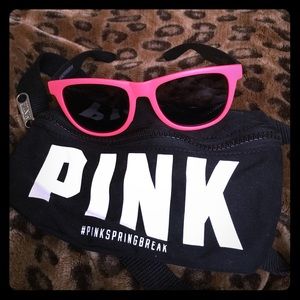 Victoria's Secret PINK fanny pack and Sunglasses