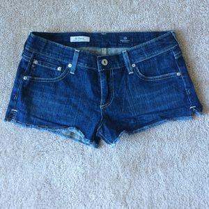 AG "the Daisy" cutoff denim shorts