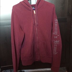 Jimmy'Z maroon SZ L hoodie