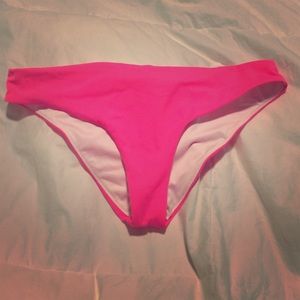 Pink bikini bottoms