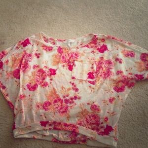 Floral crop top