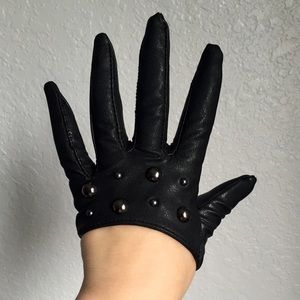 Half Palm Studded Gloves