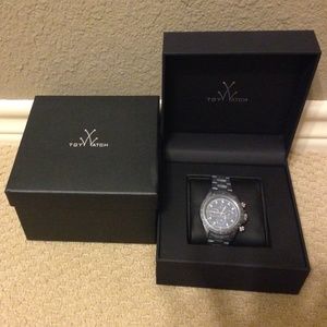 NWT  Pewter Toy Watch