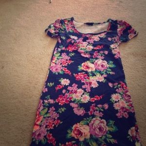 Floral tube dress