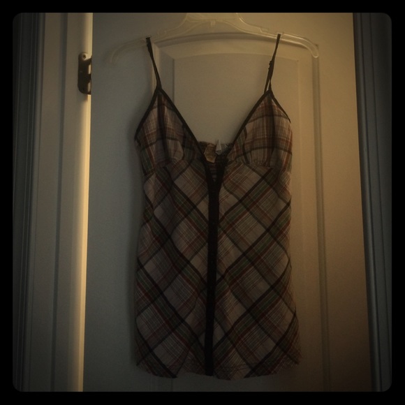 💜 Billabong Plaid Cami