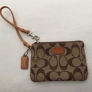 Signature Coach Wristlet