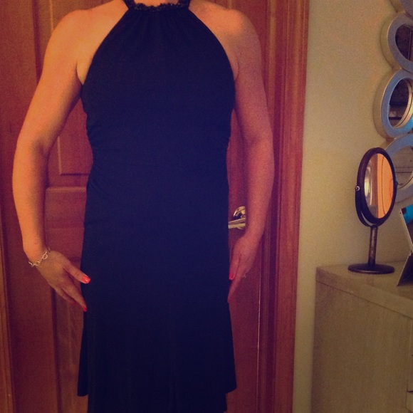 Black cocktail dress