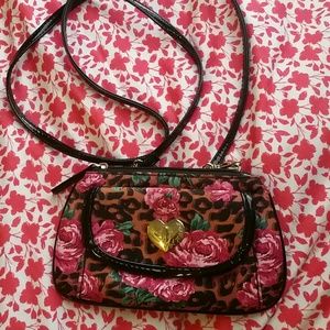 Betsey Johnson Leopard Crossbody