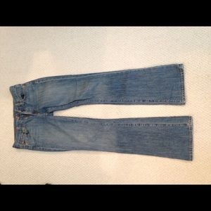 Hipslung style jeans